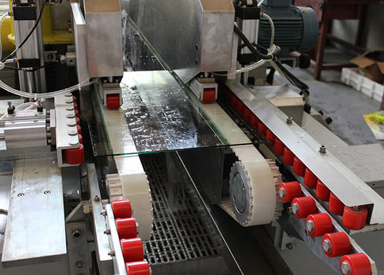 Cina 2500 mm Gedung Kaca Grinding Machine Untuk Garis Tepi Ganda Lurus pemasok