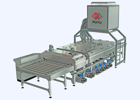 Cina PLC kontrol 1600 mm Kaca Mesin cuci Sebelum Pengolahan Silk Screen Printing pemasok