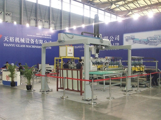 Cina Mesin Pemuatan Kaca Dengan Motor Servo Untuk Jalur Pengolahan Kaca Datar Otomatis pemasok